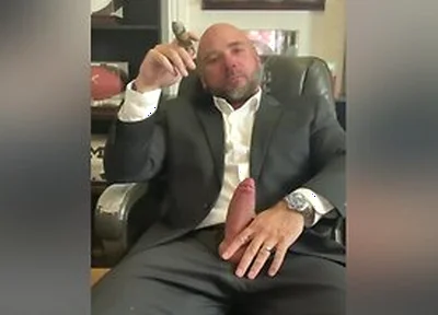Jason Collins Cigar Smoking With A Raging Hard-on