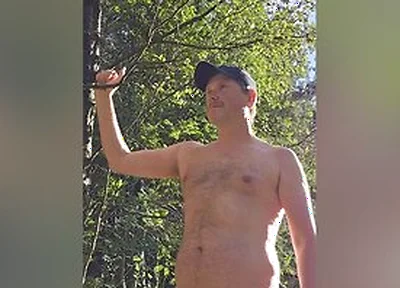 Dude Gets Naked In The English Countryside. He Shows Off His Body & Jerks Off