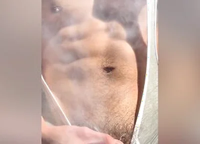 Japanese Student 18+ Wears Erotic Singlet And Jerk Off His Big Cock