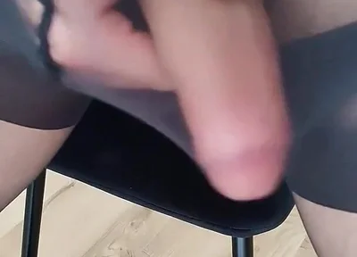 Juicy Cum in Pantyhose