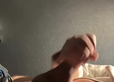 Was so Horny at Work - Had to Go to the Bathroom and Jerk My Cock a Bit