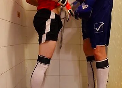 Shower In Soccer With My Bf