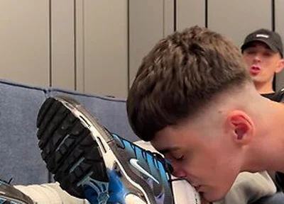 Bottom Sniffs Sweaty Socks And Gets A Creampie