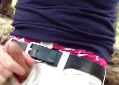 Caught Jerking-off In The Woods. I Found This Video Of Me Jacking Off When Someone Walks Up On Me