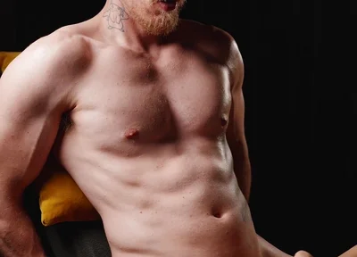 Muscular Aussie Straight Got Edged with Sounding