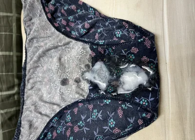 Step Stepsister Panties Jerked off Three Times Onto the Underwear