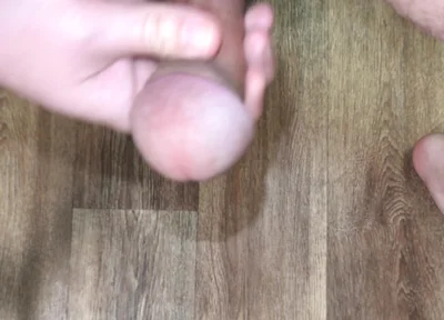 Kneeling Close-up Solo Masturbation at Home