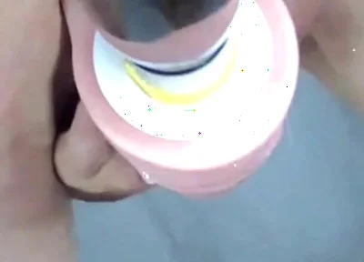 Fuck Machine with Anal Gaping and Self Creampie Pt1