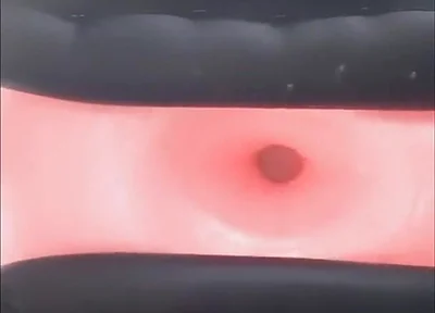 Exercise donut ball pumped