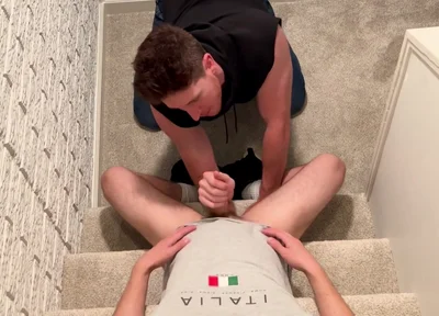 Giving My Stepbrother a Blowjob on His Birthday