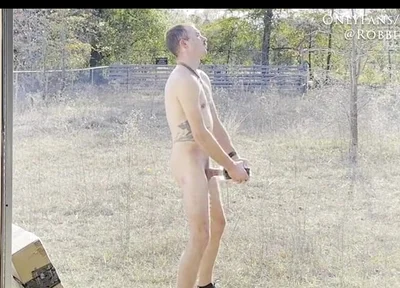 I Decided to Take My Fleshlight Out to the Backyard and Have Some Fun! Enjoy!