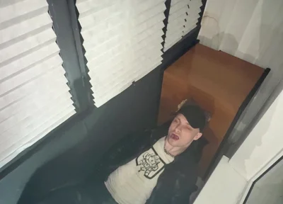 Leather Biker Piss on Leather Scally Chav Guy