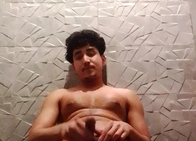 A Bad Boy Gives It His All When He Gets Into the Toilet and Masturbates, Getting His Hard Cock Hard
