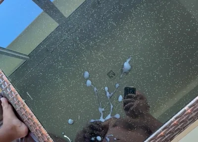 Cum on the Table Before Airbnb Checkout