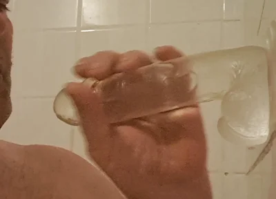 The Slut Is Clearly Addicted to Dildo Sucking