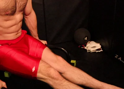 Wrestler Coregasm in Singlet