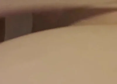 Dani Leg in Tan Pantyhose with Red Toe Nail Polish