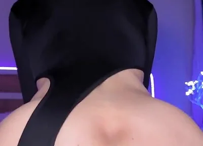 Femboy with Big Ass Rides a Dildo