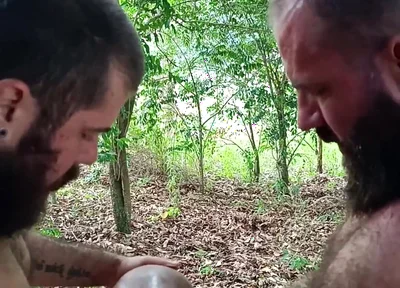Two Stepbrothers Outdoor Hookup