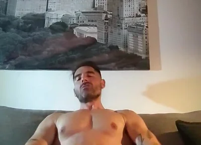 Playing with My Cock Using Both Hads