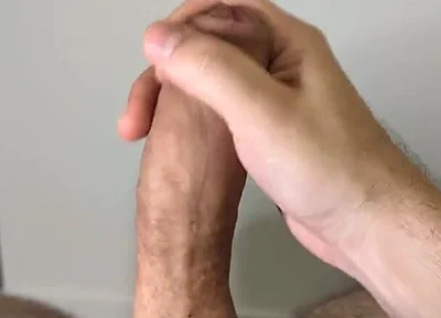 Simple POV Uncut Handjob with Thick Creamy Finish