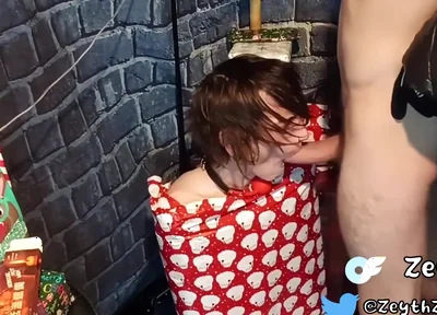 Emo boy wrapped up and fucked by chav master