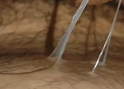 Massive Straight Cum in the Navel Hole!