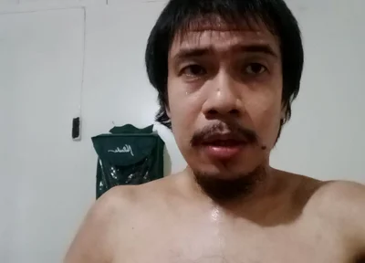 Kneeling Down Masturbation