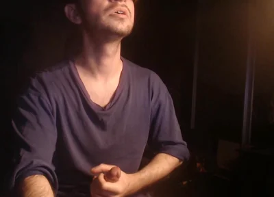 A Guy Plays with His Dick During a Webcam Show