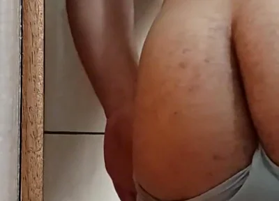 Mayaa Santos Shaking Her Ass in the College Bathroom