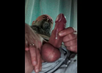 Big Uncut Cock Close up