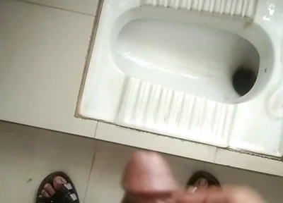 I Put Soap on My Hands and Went to the Office Bathroom to Wash My Hands.