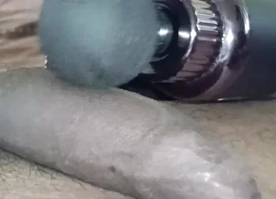 Solo Masterbating with BDSM Toy