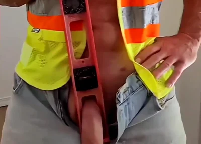 A Big Cock Handyman Cumshot