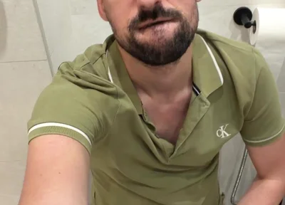 Hot Stepdaddy Jerking off in Bathroom