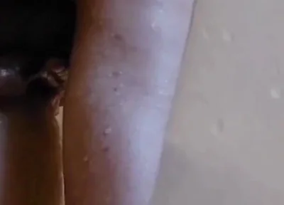 Husband Riding Huge Dildo in Shower Pt 2