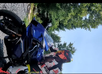 On My Sport Bike