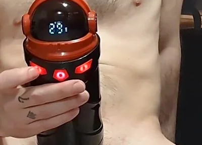Jahuno Sucking and Vibrating Pocket Pussy Masturbation