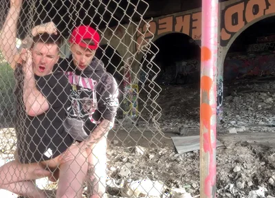 Cruising Tatted Fxggot Fuck Kian Fuk at the Tracks
