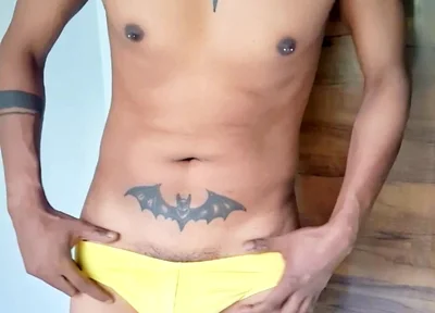 Yellow Thong Size Check