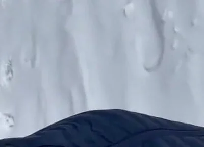 Guy Showing off Cock Pissing While X Country Skiing