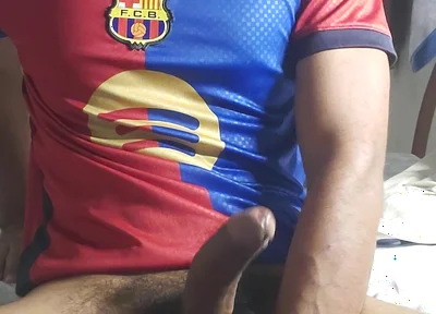 Man Masturbating Until He Ejaculates