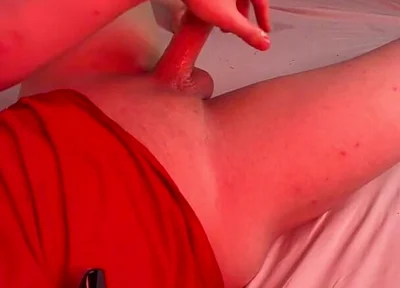 Slowly Jerking My Dick at Home