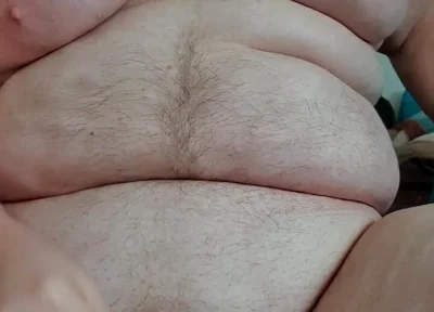 Fat Boy Plays Alone with His Chubby Body