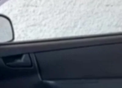Brunette Jerking off in the Car