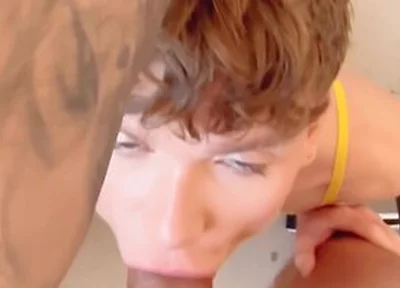 Tatted Hunk Pov Face Fucks & Cresmpies A Cute Femboy In Lingerie