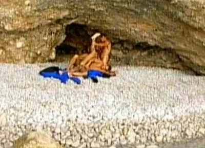 I Am a Young Muscle Jock and I Get Ass Fucked by Two Hung Studs on the Sand in a Trio and Cum