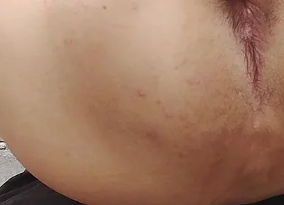 Young Man Sticking His Finger in His Anus
