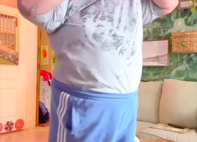 Erotic Naked Fat Man Belly Bear Dancing