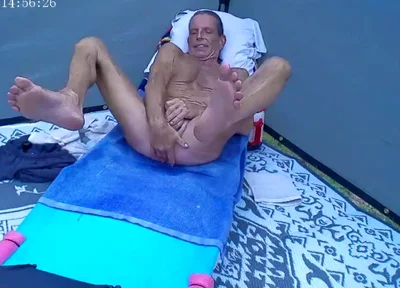 8-25-2026 Cam 2 Naked Tan. Red Neck Pool Out of an 18ft Sunray Openbow Boat. Low Balls, Azz